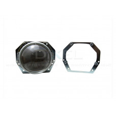 Переходная рамка Nissan Patrol Y62-Рест 2014 - 2020 г. в. Led Модуль Hella 3