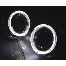 LED Ангельские глазки с рассеивателями 95мм Белые (2шт)