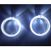 LED Ангельские глазки с рассеивателями 95мм Белые (2шт)