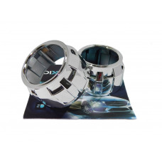 Комплект бигалогеновых линз с масками, лампами, герметиком MORIMOTO MINI H1 2.5" G6 METAL PRO HALOGEN 55