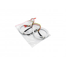 Кольца Круглые LED 3 дюйма (95mm) Белый-Желтый 2-режима DC 9-15V К-Т 2 шт.