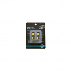 Светодиодная лампа DIXEL (W5W) T10 4 SMD (3030) (одна сторона) Can-Bus (5000К) 12V