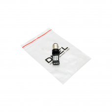 Светодиодная лампа DIXEL P21W/5W (BAY15D) (1157) 27 SMD (2835) Красный (Не полярный) 12V
