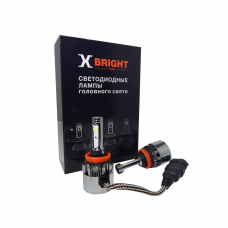 Светодиодная Лампа X-BRIGHT C8 Seoul H11 5500 K. 12V Световой поток 2500Lm (Комп. 2 шт.)