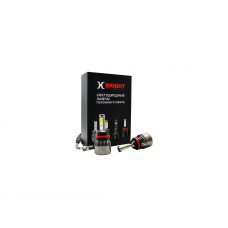 Светодиодная Лампа X-BRIGHT A8+3 COB H11 3000/4100/5000 K. 12V Световой поток 1900Lm (Комп. 2 шт.)