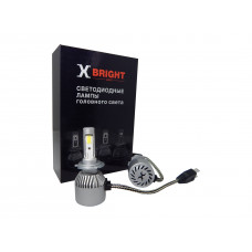 Светодиодная Лампа X-BRIGHT C9+5 COB H7 5000 K. 12V Световой поток 1900Lm (Комп. 2 шт.)
