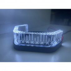 3D LED Ангельские глазки G style 80мм, 2.5" Белые (2шт)