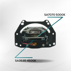 Светодиодный би-модуль DIXEL BI-LED HD505 3" 5000K 12В (2шт.)